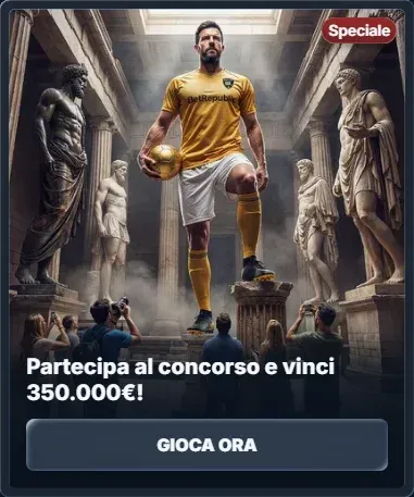 Partecipa al concorso e vinci 350 000eur